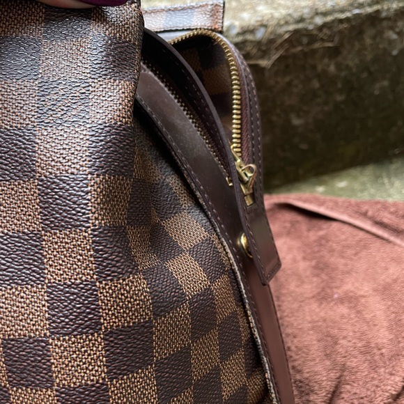 Louis Vuitton Brown Checkered Tote - Picture 12 of 16